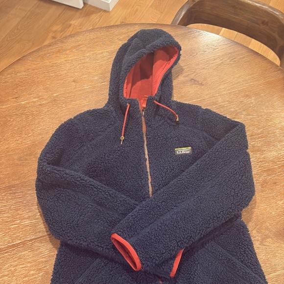 LL Bean Mountain Pile Fleece Coat - Picture 2 of 4